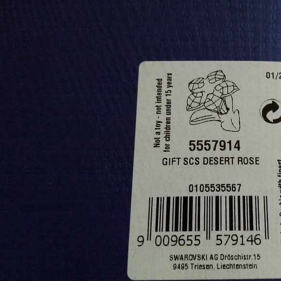 NIB Swarovski crystal desert rose SCS figurine - Picture 6 of 6